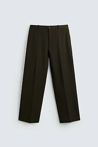 REGULAR FIT 100% WOOL PANTS