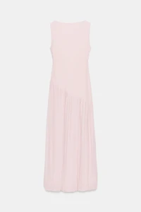 LONG COMBINATION TULLE DRESS