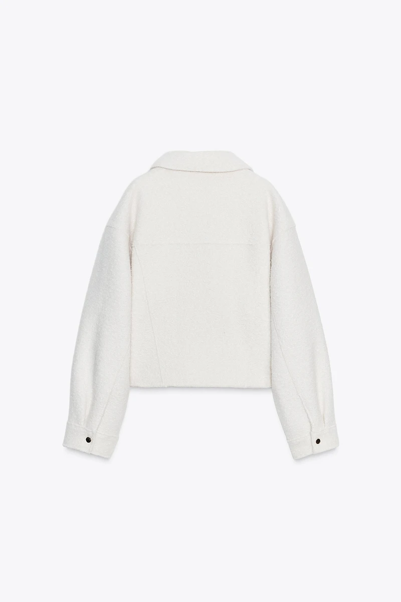 BOUCLÉ PATCH POCKET JACKET