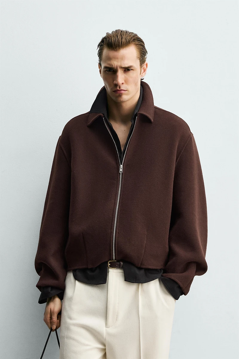 BOXY FIT WOOL JACKET