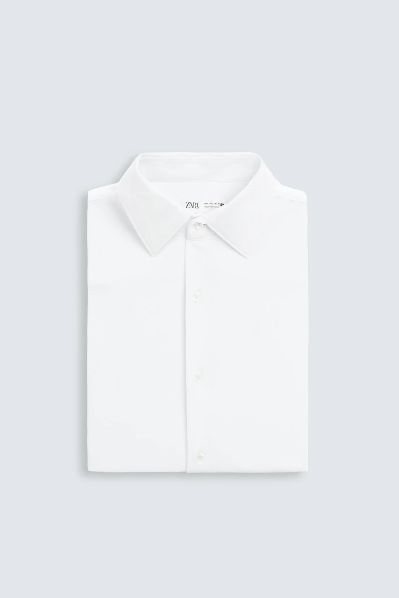 CHEMISE ÉLASTIQUE TEXTURÉE