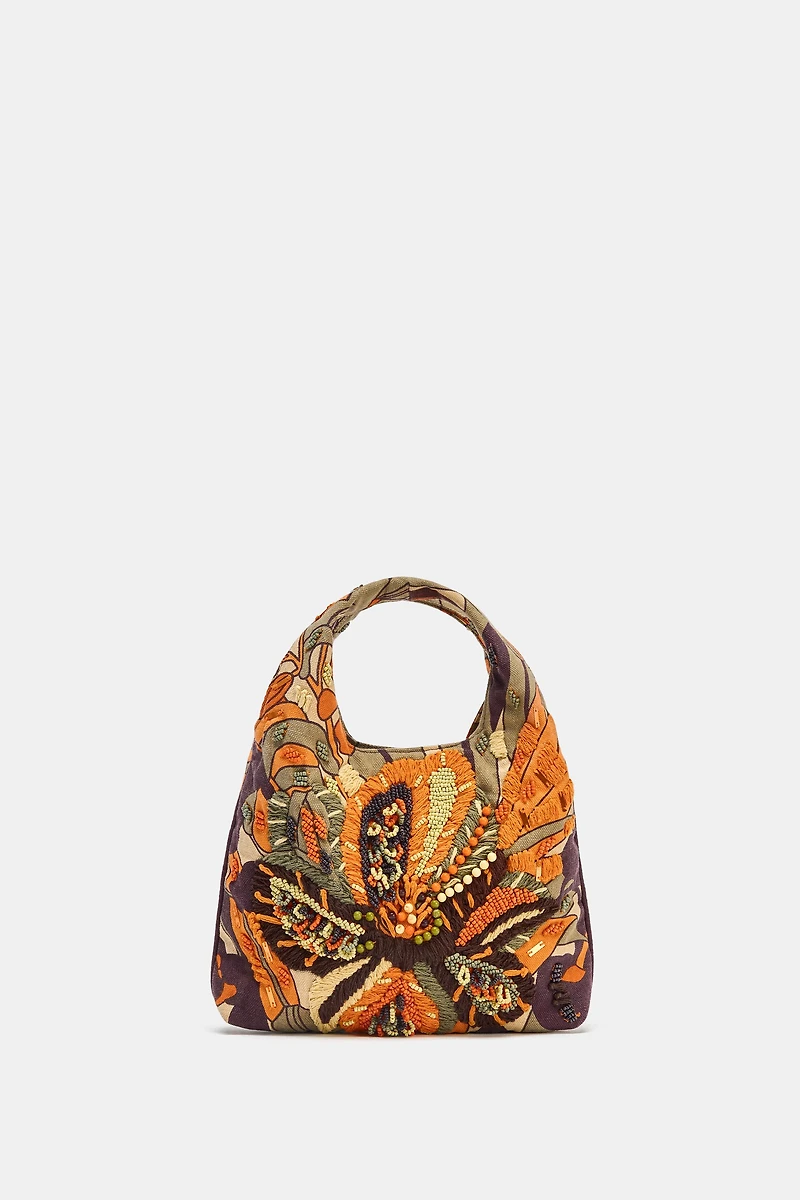 MULTICOLOR BEADED BAG