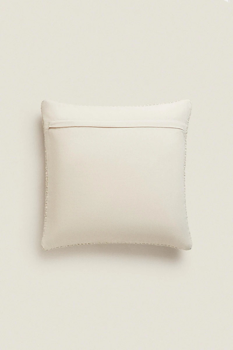 HOUSSE DE COUSSIN TRESSÉE