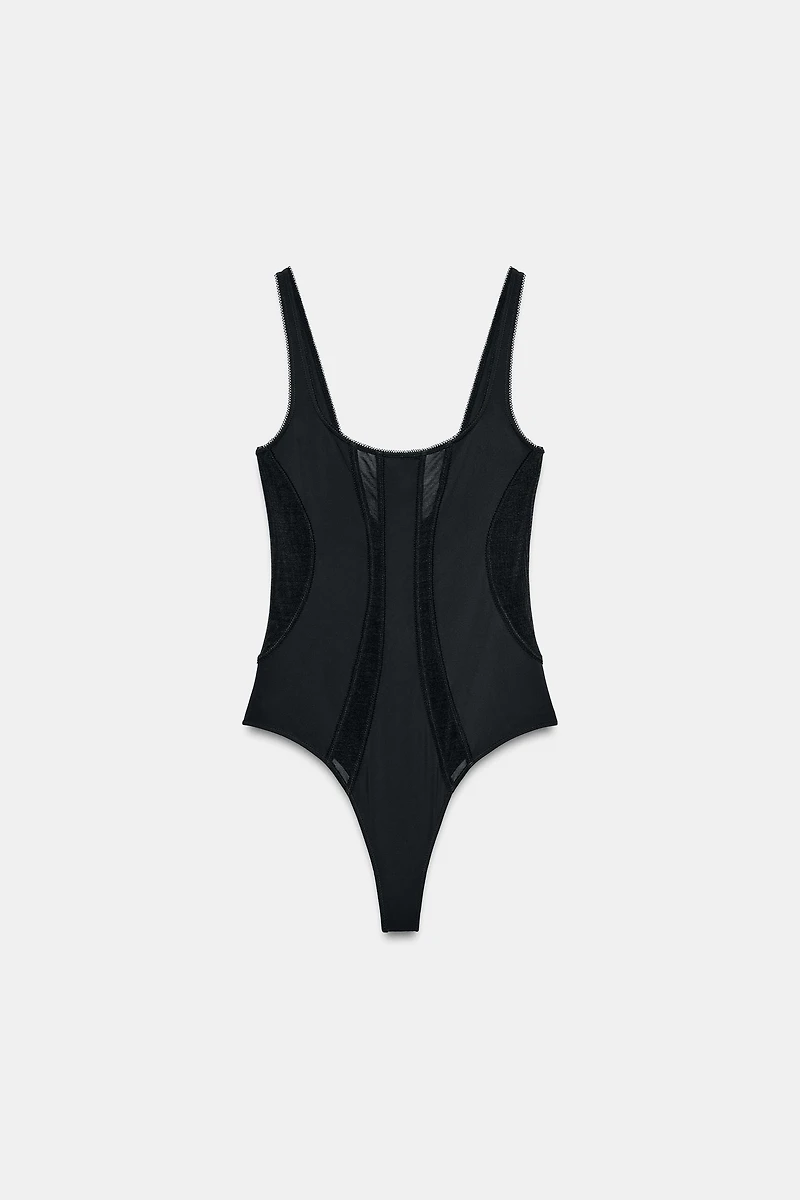 POLYAMIDE BLEND BODYSUIT