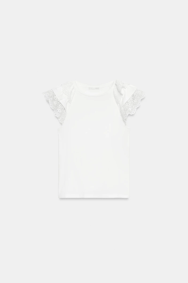SHORT SLEEVE EMBROIDERED T-SHIRT