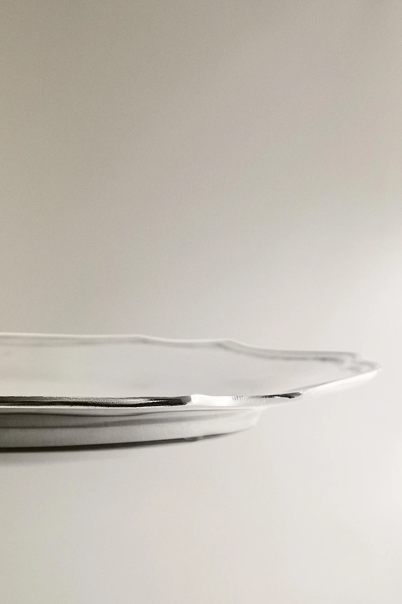 PLATEAU DÉCORATIF ACIER