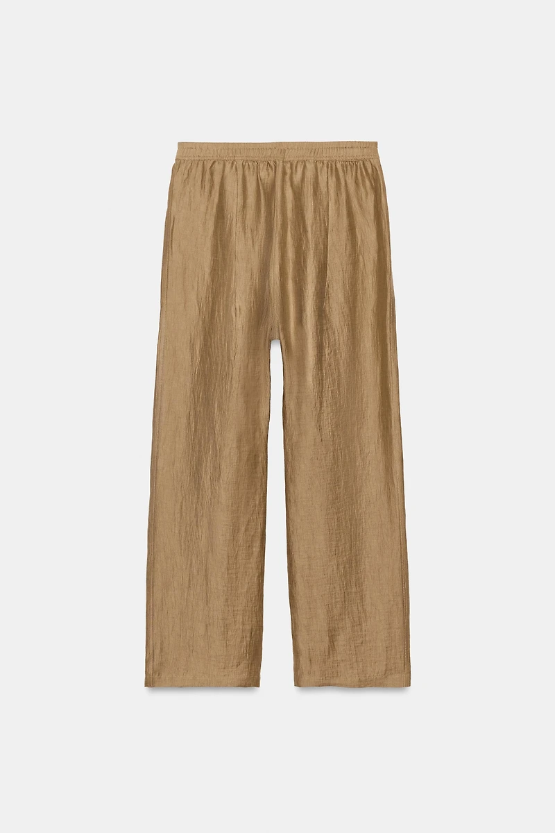 PANTALON EN MÉLANGE DE LIN ZW COLLECTION