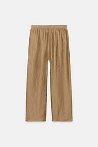 PANTALON EN MÉLANGE DE LIN ZW COLLECTION
