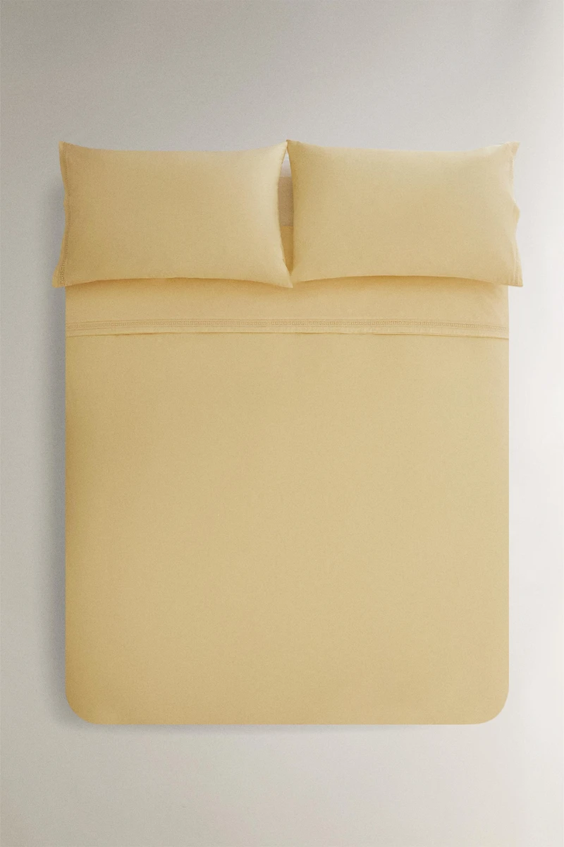 OPENWORK EMBROIDERY DUVET COVER