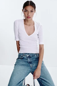 WASHED COTTON T-SHIRT