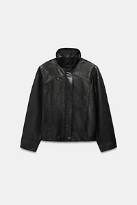 BLOUSON OVERSIZE 100% CUIR
