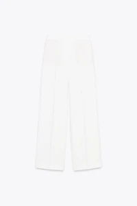 WIDE LEG ELASTIC WAIST PANTS