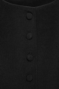 FABRIC-COVERED BUTTON VEST
