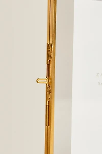GOLDEN DOUBLE PICTURE FRAME
