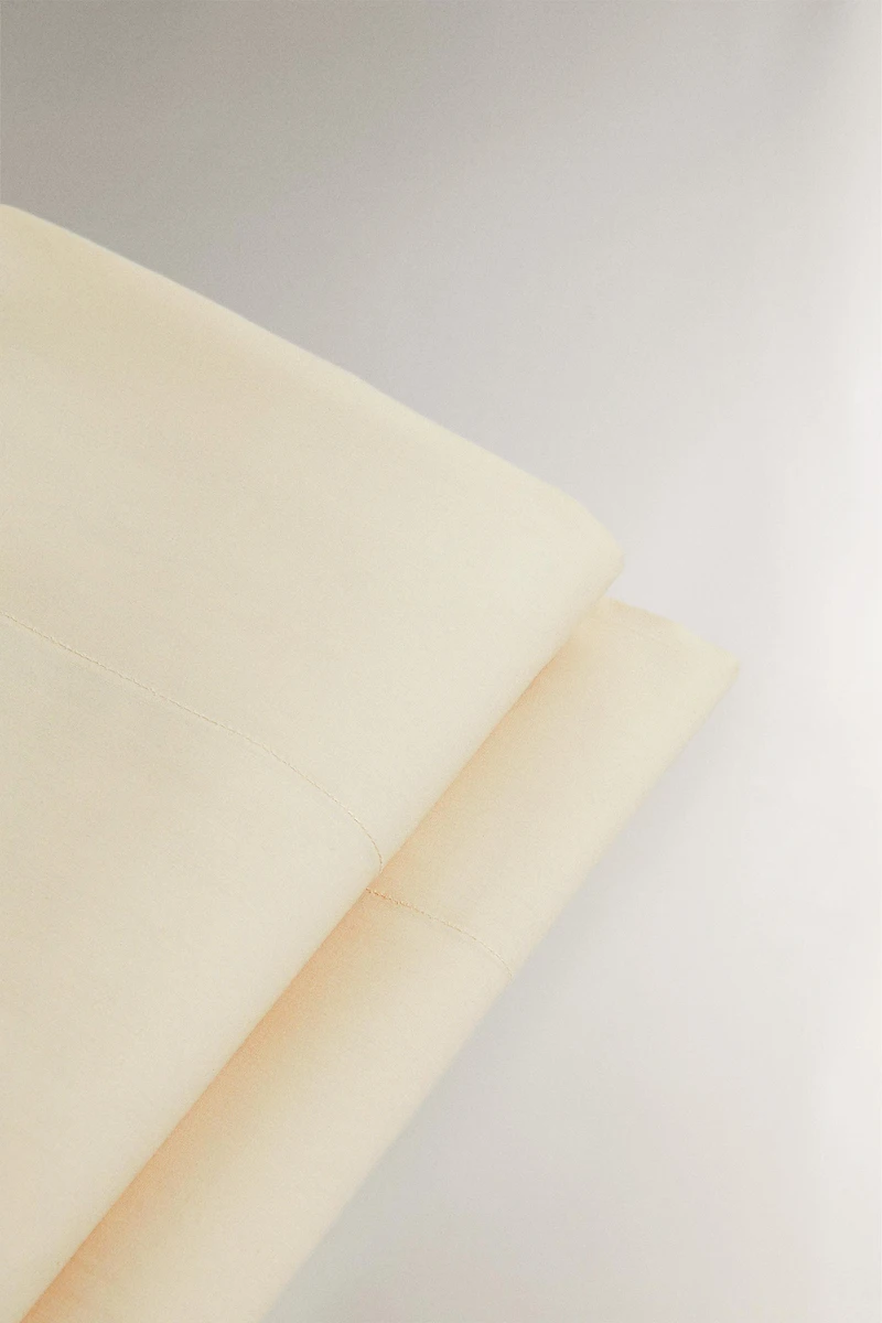 DRAP PLAT PERCALE DE COTON (200 FILS)