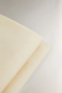 DRAP PLAT PERCALE DE COTON (200 FILS)