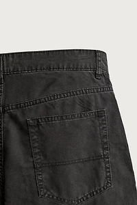 LYOCELL-COTTON STRAIGHT-FIT PANTS