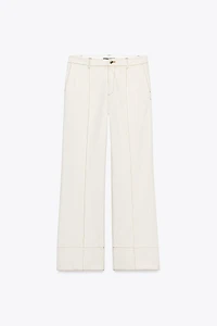 STITCHED BOOTCUT PANTS