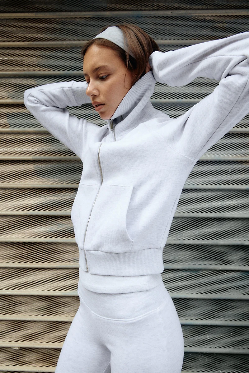 ZIP-UP PLUSH JACKET