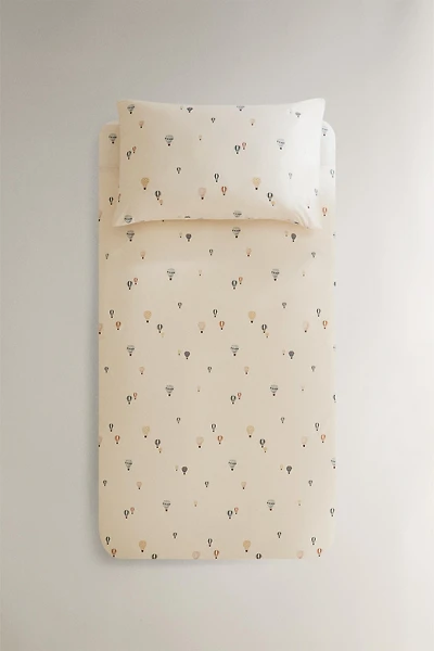 KIDS' HOT AIR BALLOON DUVET COVER