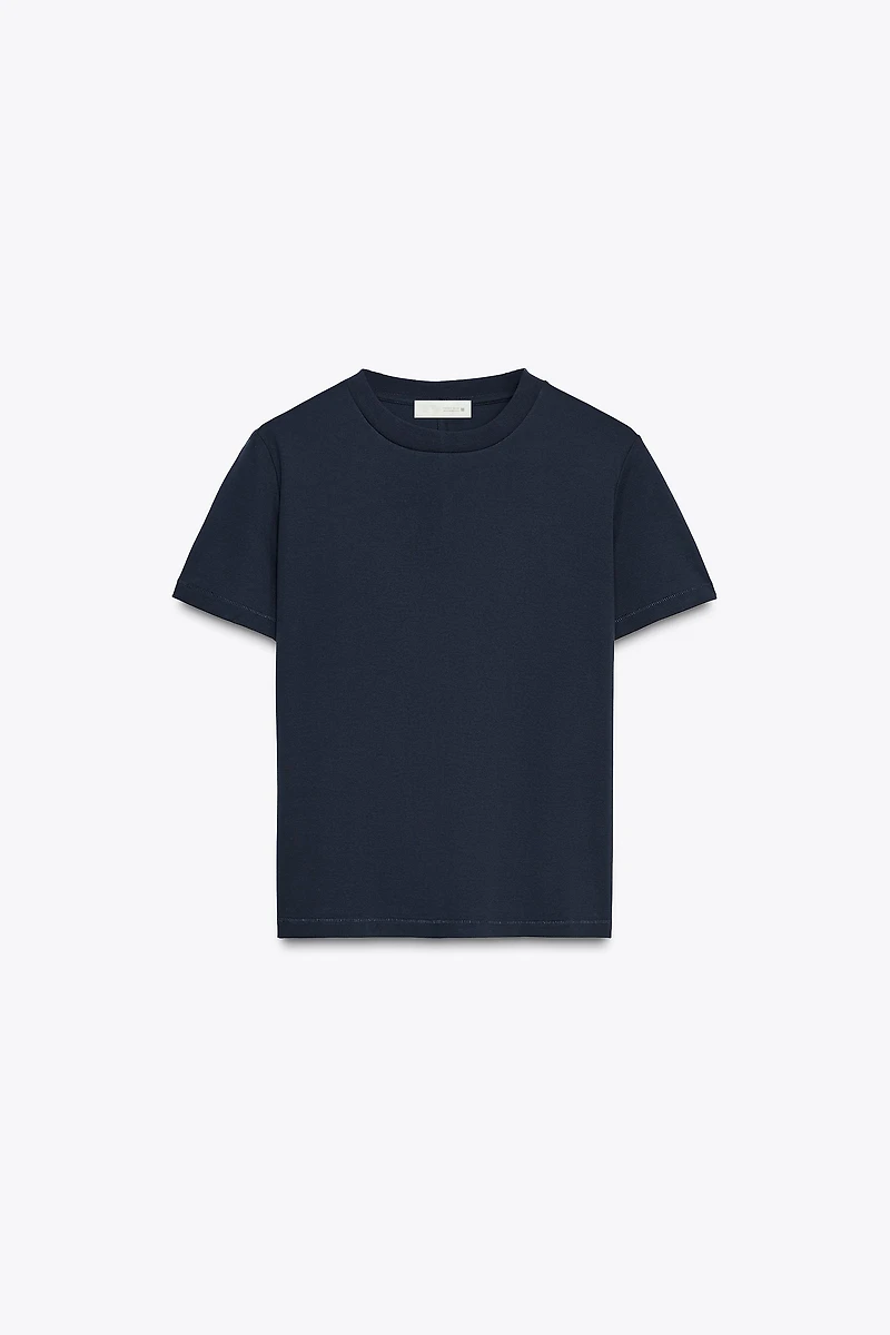 MERCERIZED COTTON T-SHIRT
