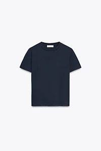 MERCERIZED COTTON T-SHIRT