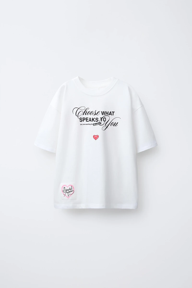 HEAVYWEIGHT TEXT T-SHIRT