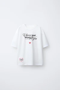 HEAVYWEIGHT TEXT T-SHIRT