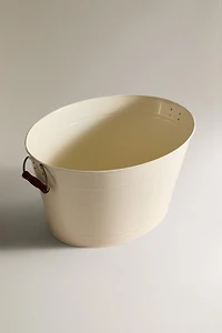 LACQUERED METAL TUB