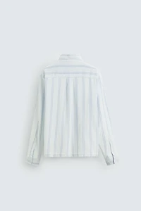 TEXTURED STRIPED SHIRT
