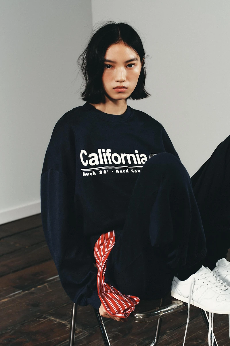 TEXT SWEATSHIRT
