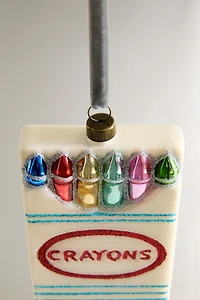 BOX OF CRAYONS CHRISTMAS TREE ORNAMENT