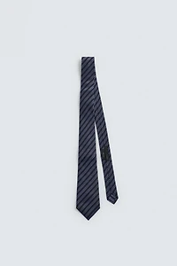 100% SILK STRIPED TIE