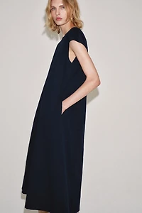 ZW COLLECTION POPLIN MIDI DRESS