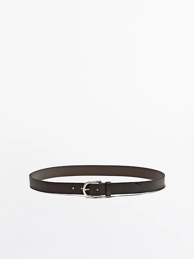 Ceinture en cuir nappa