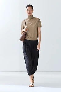 Turtleneck knit sweater