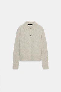 PLAIN 100% WOOL POLO