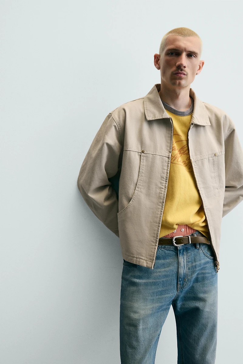 RELAXED FIT POCKET JACKET