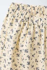 FLORAL BAGGY PANTS