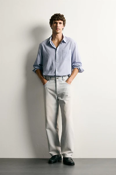 CROPPED BAGGY FIT JEANS