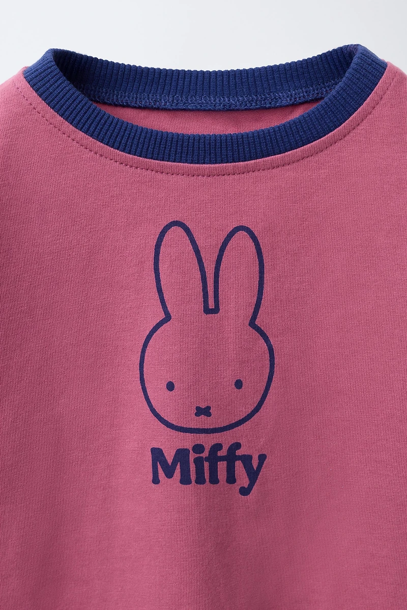 MIFFY™ MERCIS BV © PRINTED PIPING T-SHIRT