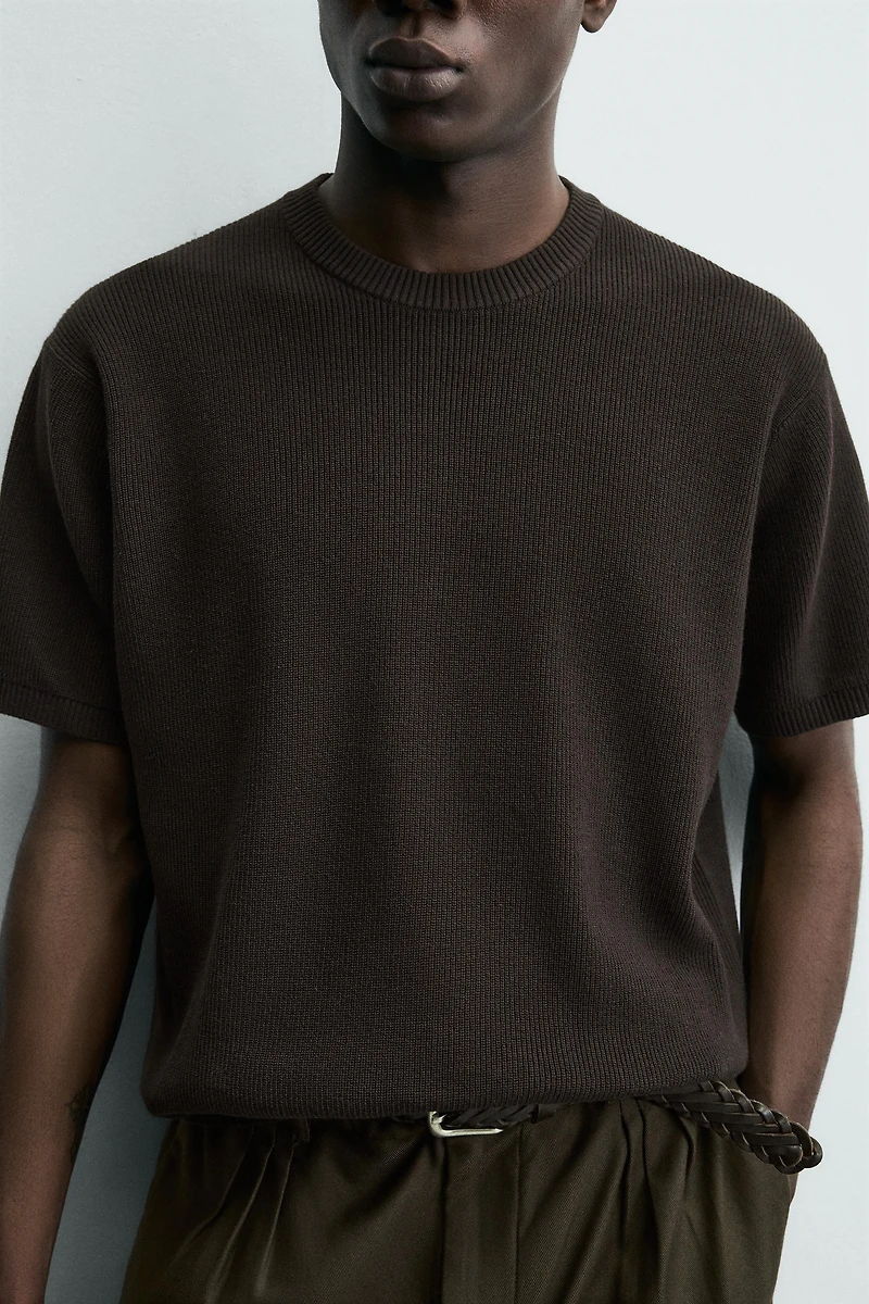 PEARL KNIT T-SHIRT
