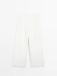 Pantalon palazzo taille haute - STUDIO