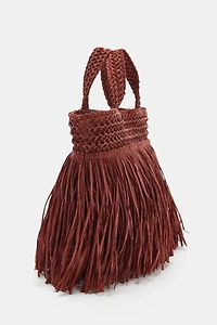 FRINGED MINI HANDBAG