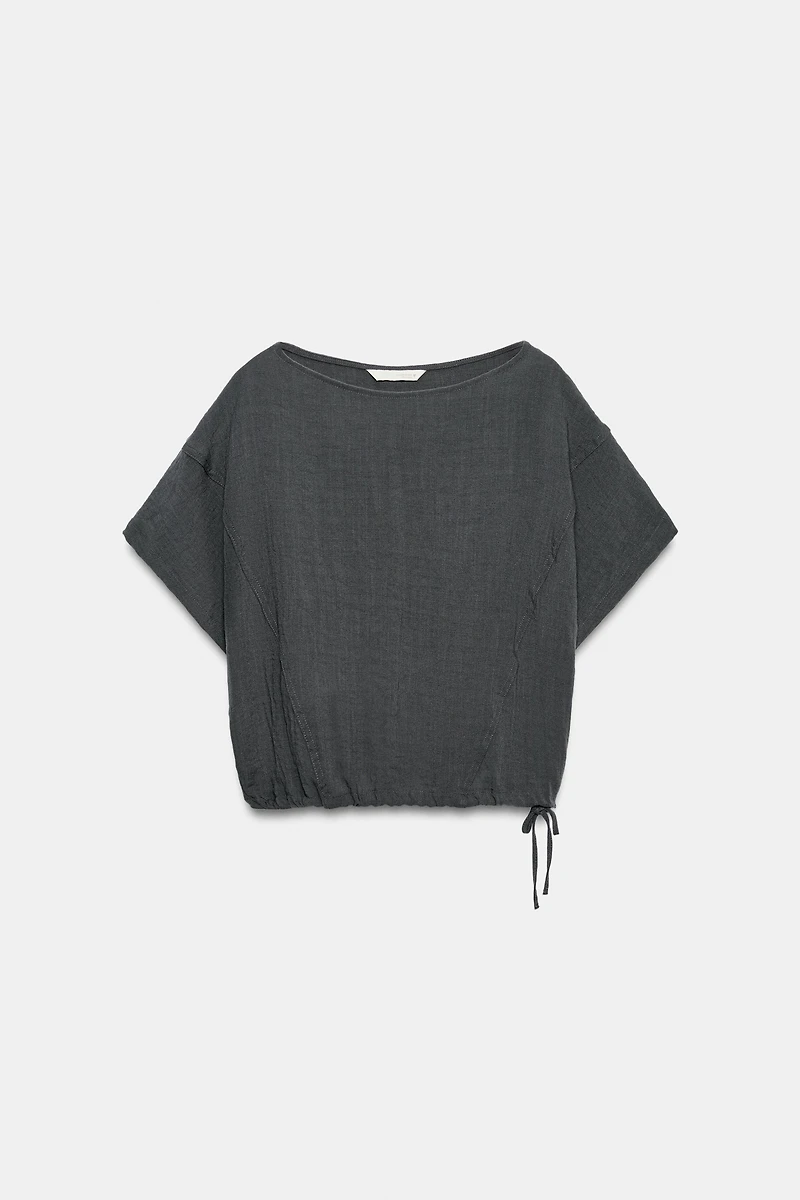 CHEMISE CAPE À BAS AJUSTABLE