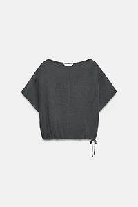 CHEMISE CAPE À BAS AJUSTABLE