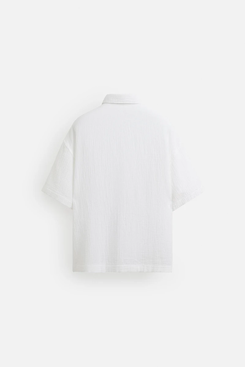 WRINKLED EFFECT SHIRT