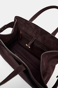 LEATHER CITY BAG