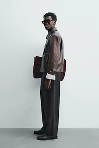 WASHED LEATHER JACKET