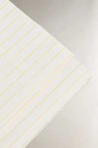 FADED COTTON STRIPED FLAT SHEET